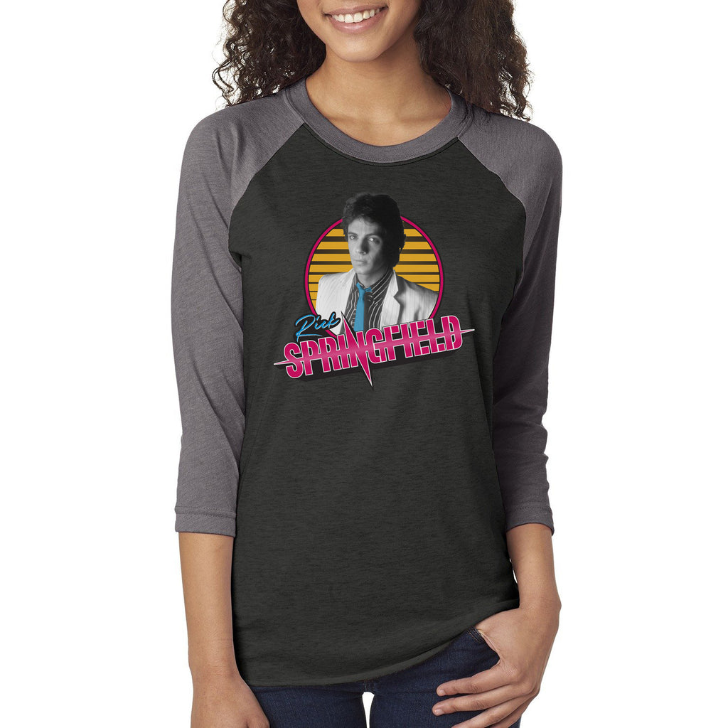 Rick Springfield Don\'t Talk Rick T-Shirt Raglan Strangers – Springfield Merchandise To