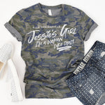 I'm A Woman Like That Camo T-Shirt - CREW NECK