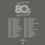 2023 Vintage Soft Rick Springfield Logo Shirt - WITH TOUR DATES
