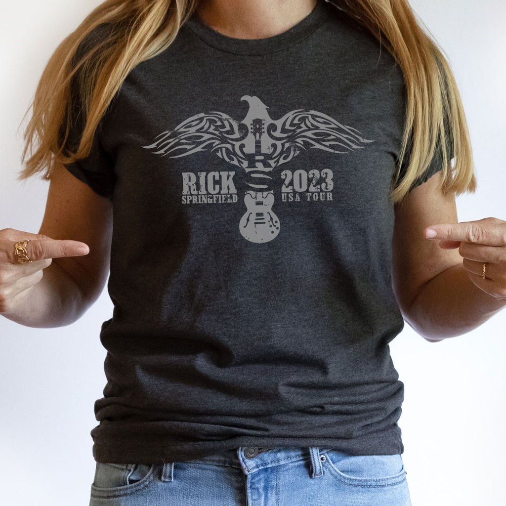 2023 Vintage Soft Rick Springfield Logo Shirt – Rick Springfield Merchandise